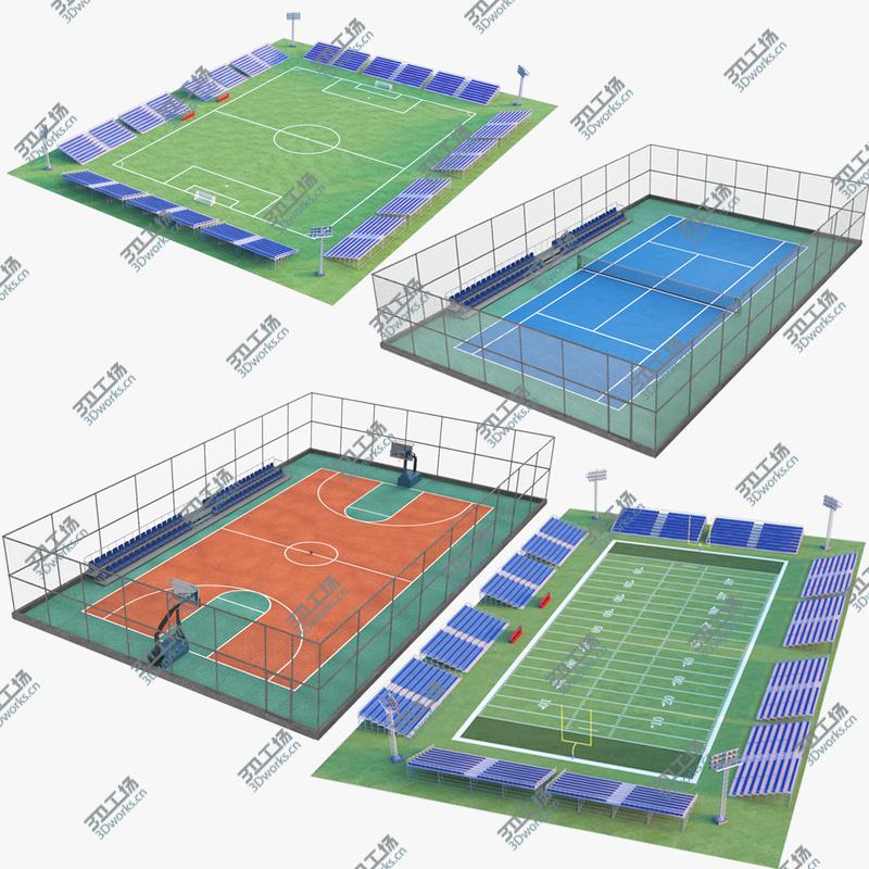 images/goods_img/202104092/3D model Four Sport Courts Collection/1.jpg